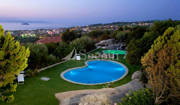 Villa in affitto a Porto Rotondo vista mare con piscina